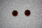 Preview: LA-0305688-412   Kupferfarbene Glasaugen mit gesprenkelter Pupille 6-12mm