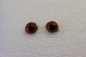 Preview: GABR-WE913 Dunkelbraune Glasaugen mit Ecken 9-13mm