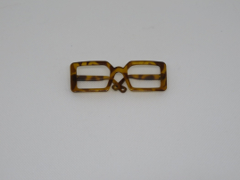 BR-AL729   Brille Schildpatt eckig