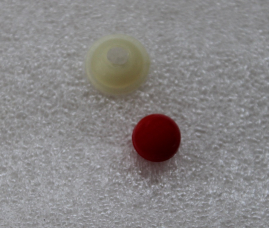 GEO-rr10  Kugelnase rund rot 10mm