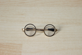 BR-FDCPC013-5s   Brille rund schwarz