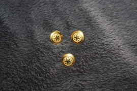 HÄM-20089 Goldknopf Stern