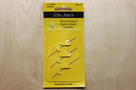 JJ-698DE   Nadeln mit 2 Spitzen 3-er Pack