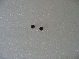 KA-0023tga Kugelaugen Tigerauge  2-3mm