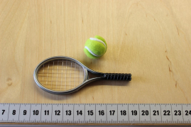 SPO-AL415   Tennisschläger m.Ball