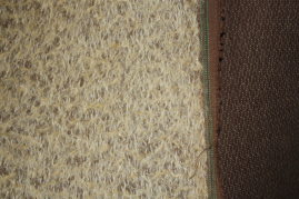 MOH-1110   Mohair Gold mit braunem Rücken