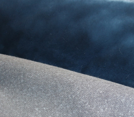 PLÜ-1408   Plüsch Schieferblau