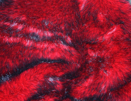 PLÜ-6010    Plüsch Rot-Schwarz