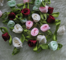 EB-80-3007   Rose mit Blatt