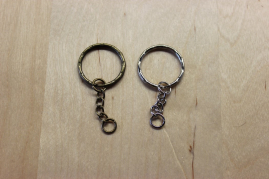 SEA-19405-22221  Splitring mit Kette versch.Ausführungen
