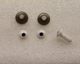 SIA-YS112   Sicherheitsauge Comic  8,5x7mm