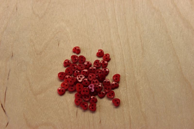 KN-6607   Herz Rot 6mm