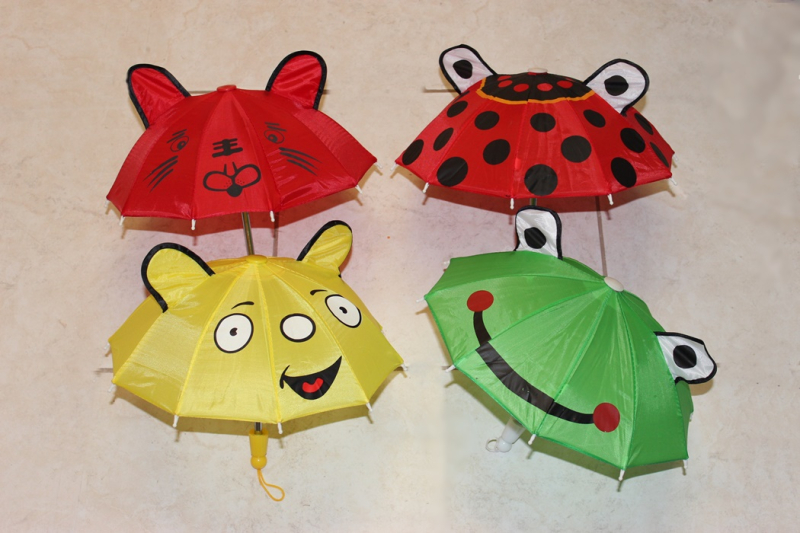 US-AL916   Regenschirm 28cm figürlich
