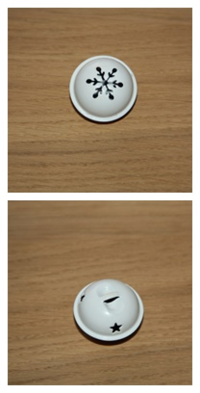 S-HC12241-4107   Schelle  35mm weiss