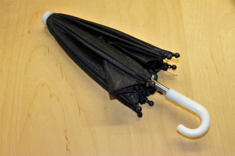 US-AL1117   Regenschirm 25cm weiss