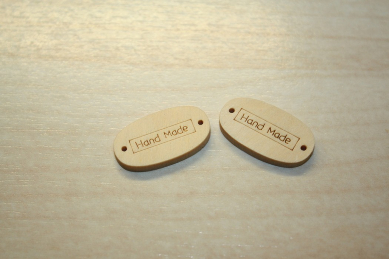 L-0803-102   Schild "Handmade" Holz