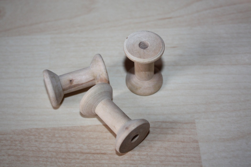 ALIE-MSZ1  Spulen aus Holz/Buchenholz