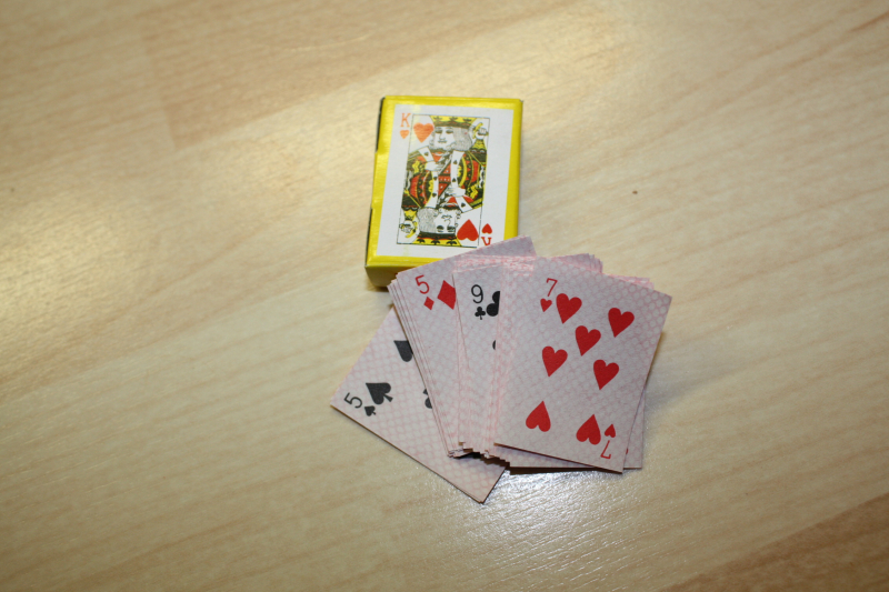 US-K02   Mini-Spielkarten Dekoware