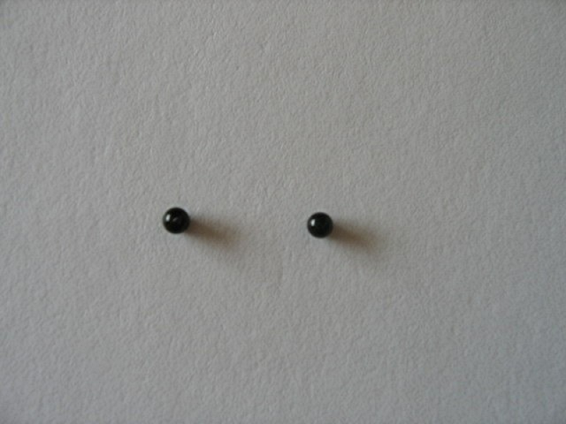 KA-0016o Kugelaugen Onyx  1-6mm