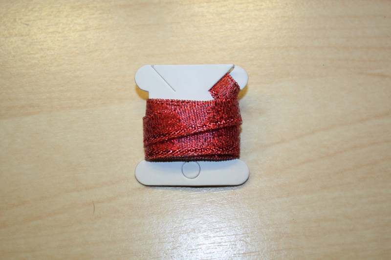 ST-420161   Lurexband Dunkelrot