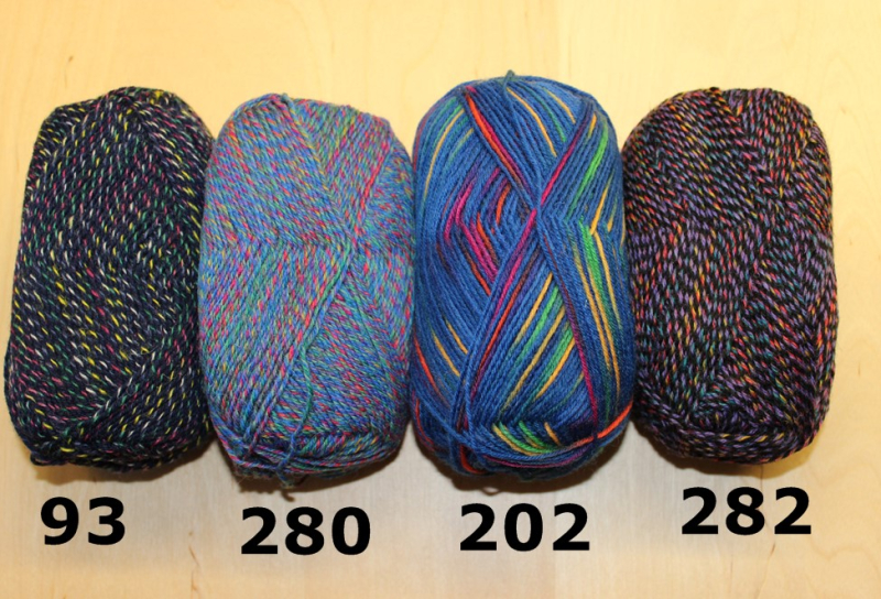 REL-45 Strumpf-/Sockenwolle Colori 48g