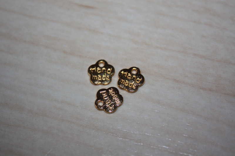L-0803-03   Schild "Handmade" Blume